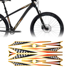Kit Adesivo Protezione Telaio Bicicletta MTB Rhino, Carbon, 35 x 17,5 cm –  Motorstile